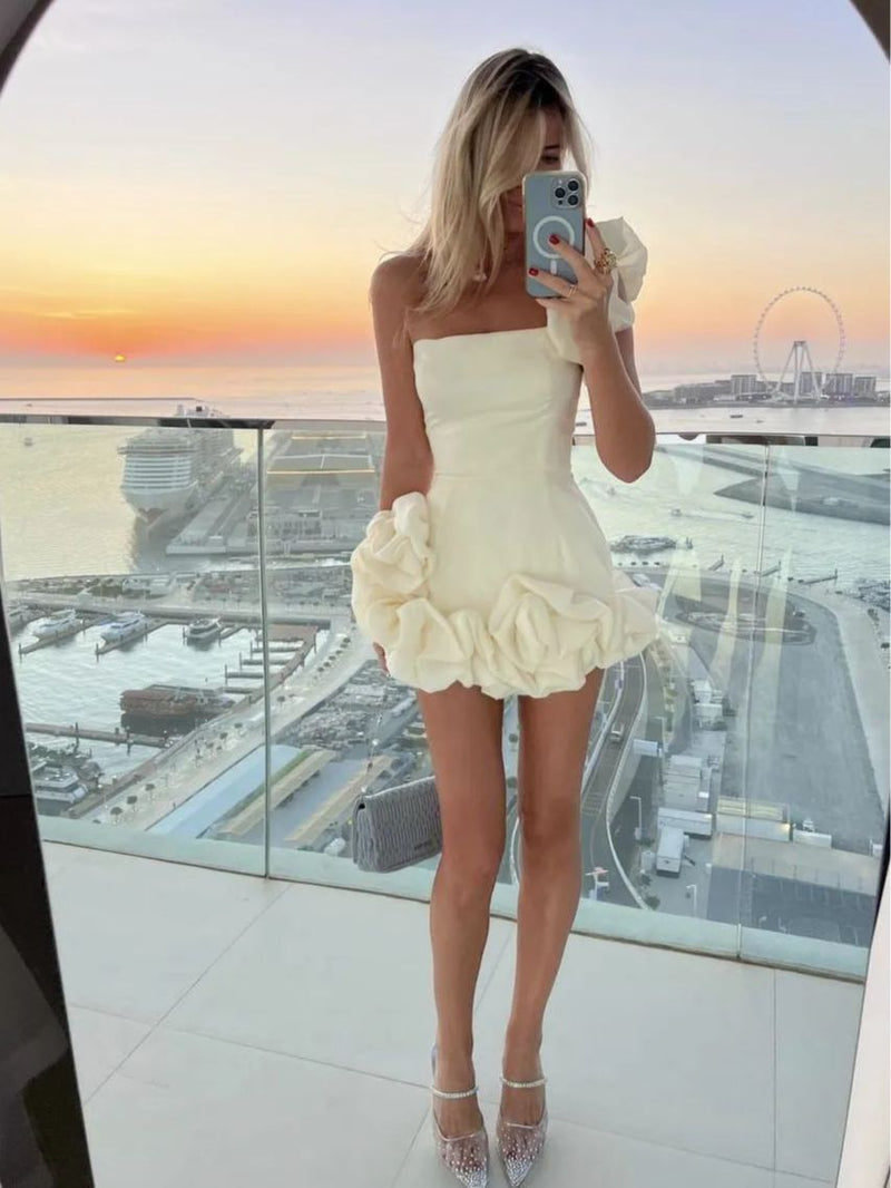 KIA - Mini robe plissée à fleurs